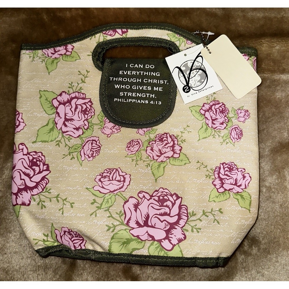 Viva Enterprises Lunch Bag Tote Insulated Philippians 4 13 Reusable